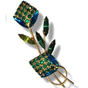 Antique Foliage / Floral Brooch